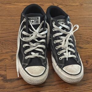 Converse Black and White High-Tops